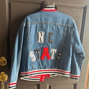 Levi's REVERSIBLE NC State Wolfpack Patched Bomber Jacket
